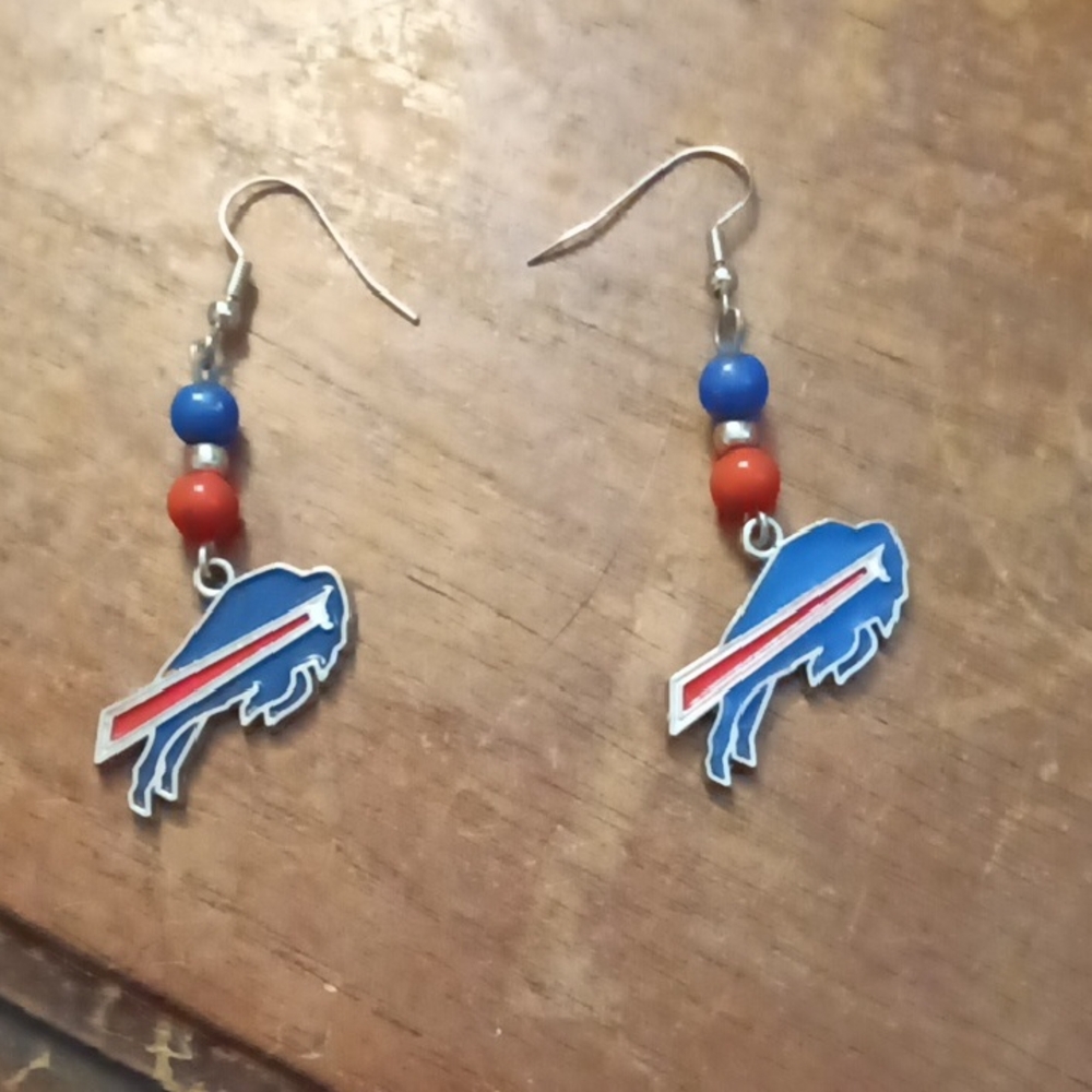 Buffalo Themed Dangle Earrings